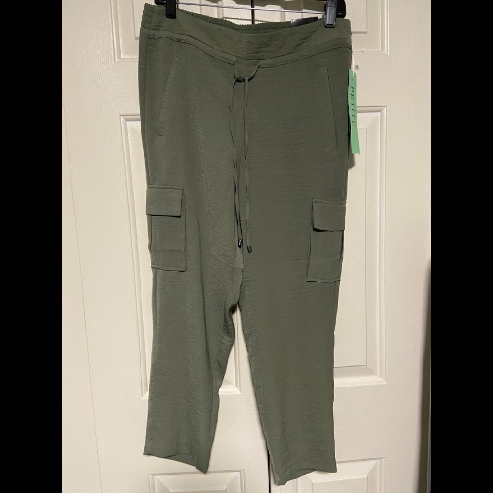 SOHO apparel cargo pants front tie.